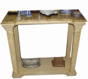 Image of Unusual Designer Console Table Signed Baker Furniture 