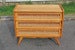 Image of Vintage Beech & Cane chest of drawers, possibly French or Dutch, designed circa 1950s.