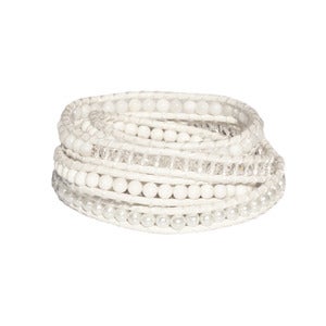 Image of White Wrap Bracelet