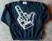Image of MIDDLE FINGER MY EX-GIRLFRIEND CREW-NECK