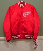 Image of DEADSTOCK VINTAGE DETROIT RED WINGS SATIN STARTER JACKET