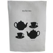 Image of tea towel - tea cups