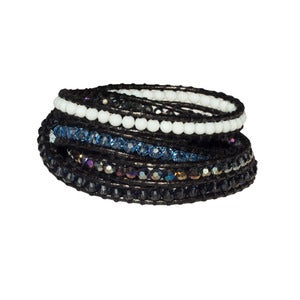 Image of Navy Wrap Bracelet