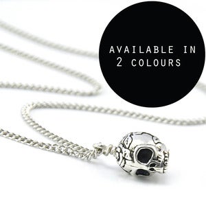 Image of Skulls & Roses. Small Charm Necklace