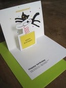 Image of Birthday Cat Pop Up Card