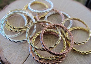 Image of Ruby Rope Ring