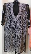 Image of Georgette Designer Kurti - Black