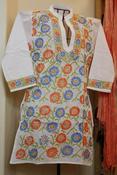 Image of Cotton Designer Kurti - White
