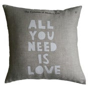 Image of cushion - all you need is love