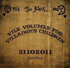 Image of Joe Black - 'Vile Volumes for Villainous Children' CD - Cabaret, Vaudeville, Halloween, Comedy