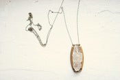 Image of Herkimer Diamond & Vintage Brass Necklace