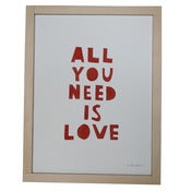 Image of 6 x 8 - all you need is love