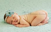 Image of Light Blue Mini Ruffle Fabric for Backdrops or Bean Bag Covers - 2 YARDS