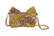 Image of Sika Side Purse / Pink and Brown 