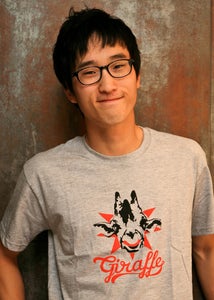 Image of giraffe burgers tees
