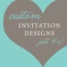 Image of Custom Invitations & Announcements