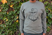 Image of All Things Regular Logo Crew Grey/Black