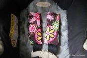Image of Cute Reversible Car Seat Strap Covers of Your CHOICE