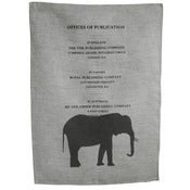 Image of tea towel - elephant