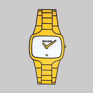 Image of A Gold Nixon Player Watch