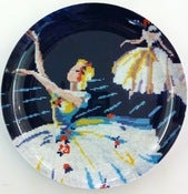 Image of ballerina plate