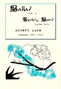 Image of Ballad for a Rustic Bard - sheet music edition