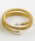 Image of Gold coil ring