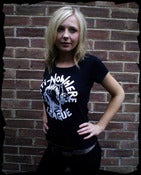 Image of ANTI-NOWHERE LEAGUE (LADIES) CLASSIC LOGO TEE