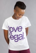 Image of Love is Legal White/Purple