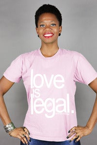 Image of Love is Legal Pink/White