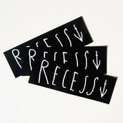 Image of Recess sticker 3 pack