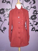 Image of Paprika Ruffle Coat