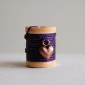 Image of Heart on the Line Wish Thread Bracelet