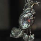 Image of Awe-inspiring Anatomical Heart Containing Two Pigeons