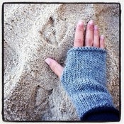 Image of mitts in grey