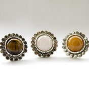 Image of Small Flower Style Ring (8 Colours)