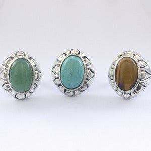 Image of Small Round Style Ring (8 Colours)