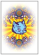 Image of GREETING CARD KITTY 5" X 7"