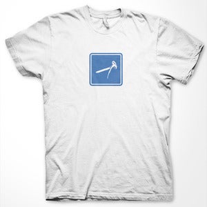 Image of Script Fastener T-Shirt