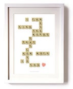 Image of I can never find the words - Limited Edition Signed Print (unframed)