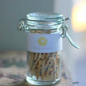 Image of Tiny Clothespins in a Jar 