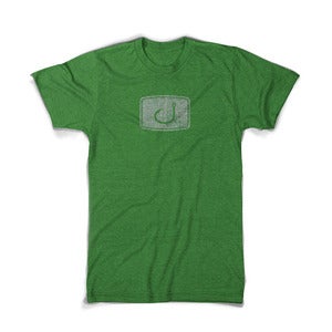 Image of Distressed Iconic T-Shirt - Heather Green