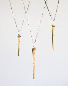 Image of Horseshoe Nail Necklace
