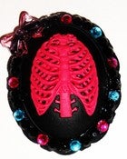 Image of BLING BORDER CAMEO NECKLACE OR RING 