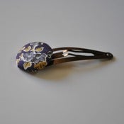 Image of Barrette "Clic-Clac" en Liberty, gros bouton