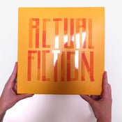 Image of 'Actual Fiction' LP by the patriotic sunday