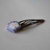 Image of Barrette "Clic-Clac" en Liberty, petit bouton