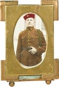 Image of 19th-C. French Soldier Framed Photograph