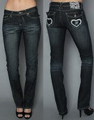 Image of Huntington Fit Straight Leg Ladies' Jean by Luxirie