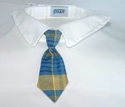 Image of Blue Plaid Necktie on UncommonPaws.com